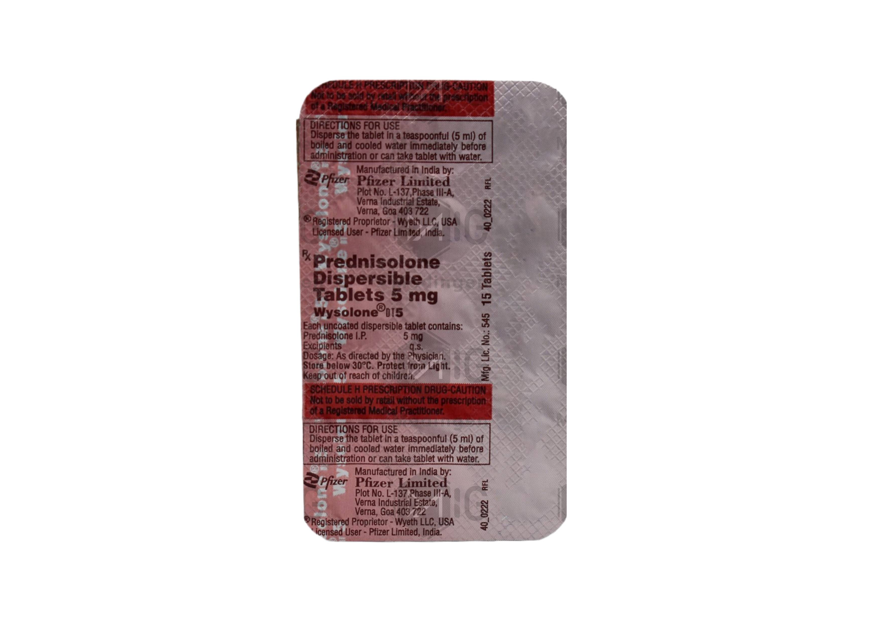 WYSOLONE 5MG